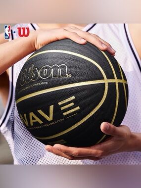 RARE Wilson OFFICIAL GAME Ball - GOLD Wave TECHNOLOGY Basketball